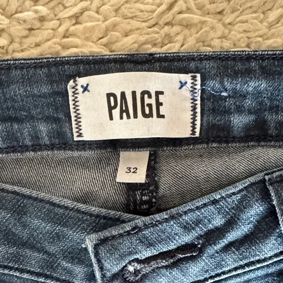 PAIGE Dark Blue Skinny Jeans - Picture 2 of 9